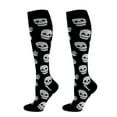 thumbnail image 2 of White Halloween Ankle Socks for Women Halloween Knee High Socks Nylon,Spandex Novelty Funny Halloween Low Cut Crew Socks for Spooky Horror Party Favors L, 2 of 9