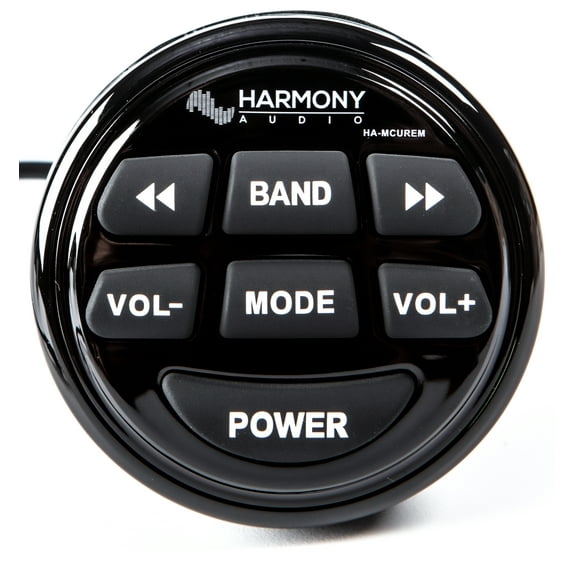 Harmony Audio HA-MCUREM Marine Audio Remote Control For HA-MCU2 Media Receiver