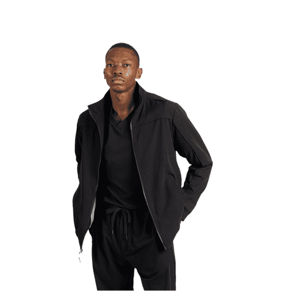 Apollo Scrubs Men's Medical Scrub Jacket - Full Zip, Liner, Pockets