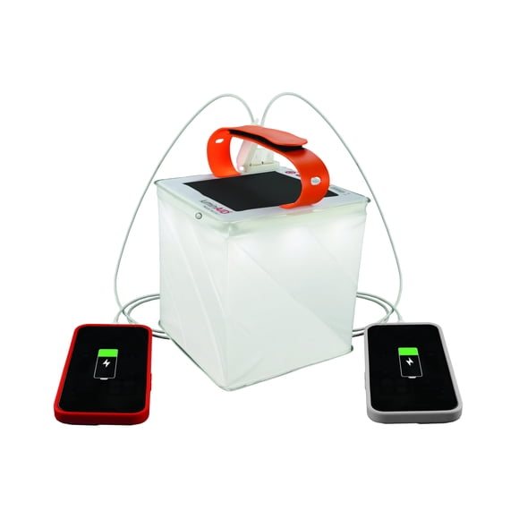 Linterna eléctrica LuminAid Survivor Solar inflable con doble cargador LED