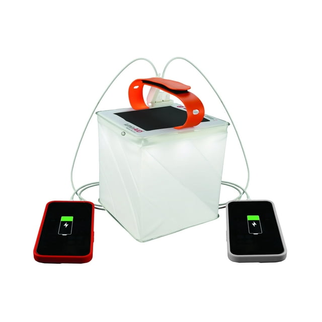 Linterna eléctrica LuminAid Survivor Solar inflable con doble cargador LED