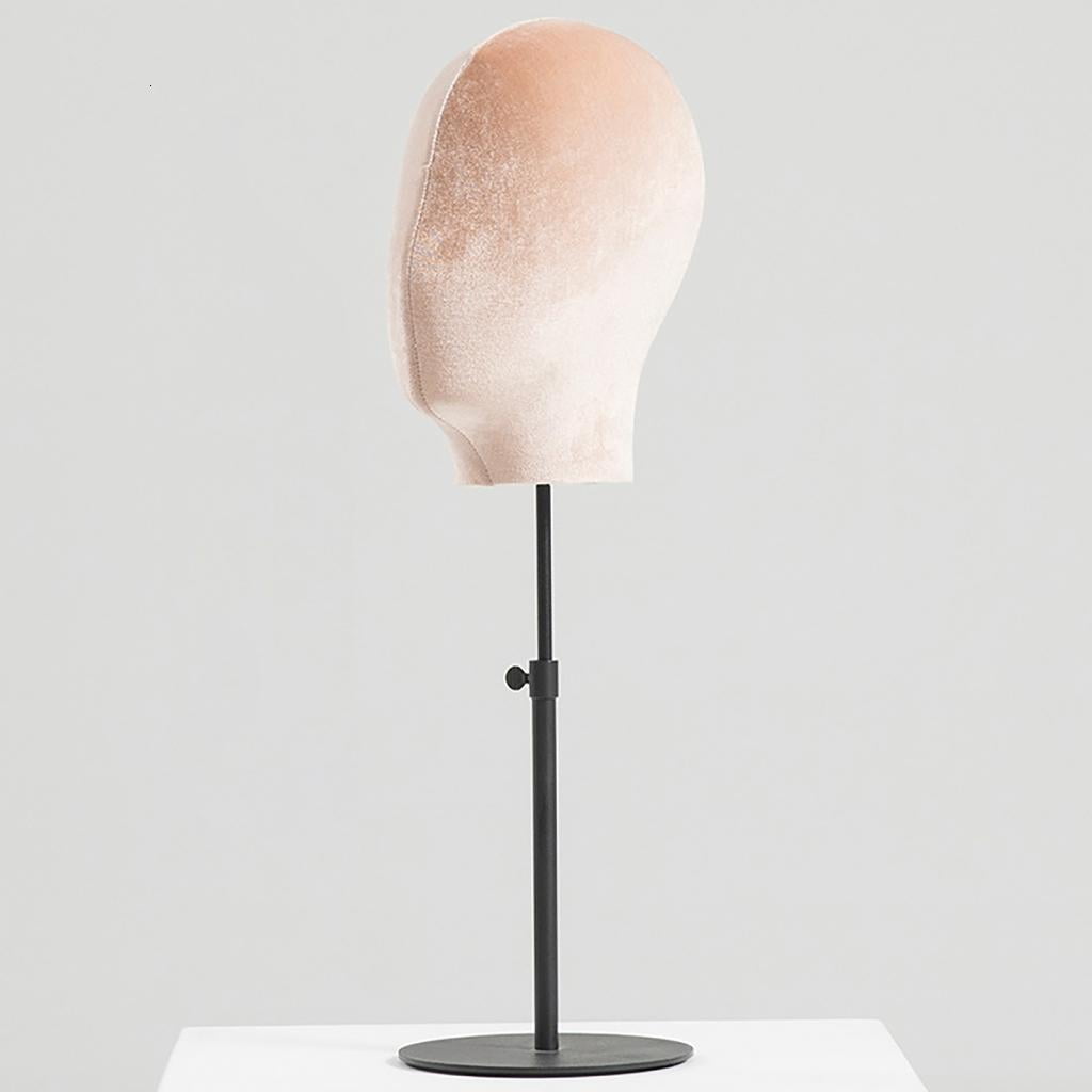 lanema Versatile Mannequin Head Stand for Hats and Wigs Hairpiece Display Rack with Adjustable Height Hair Salon Accessories