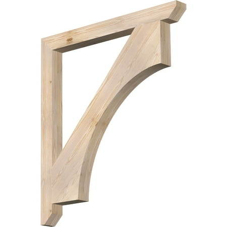 

Ekena Millwork 3 1/2 W x 40 D x 44 H Westlake Slat Smooth Bracket Douglas Fir