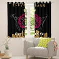 thumbnail image 3 of Erosebridal 42x90 inch Blackout Curtains Basketball,Basketball Curtains Teens,Basketball Player Curtains Drapes,Sports Window Curtains 2 Panels for Bedroom,Cleveland, 3 of 6