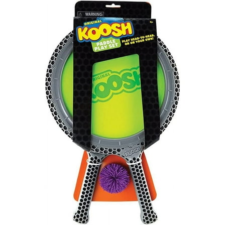 Koosh Double Paddle Playset -- Paddles and Ball for Added Fun! -- Fidget Toy -- for Ages 6 