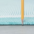 thumbnail image 2 of Tayse Eco Area Rug ECO1106 Transitional Aqua Single-Color Solid 3' 11'' x 5'3'' Rectangle, 2 of 2