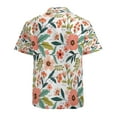 thumbnail image 3 of High Quality Hawaiian Shirts for Men Short Sleeve Aloha Beach Shirt Floral Summer Casual Button Down Shirts Blouses MWHAEZ, 3 of 7