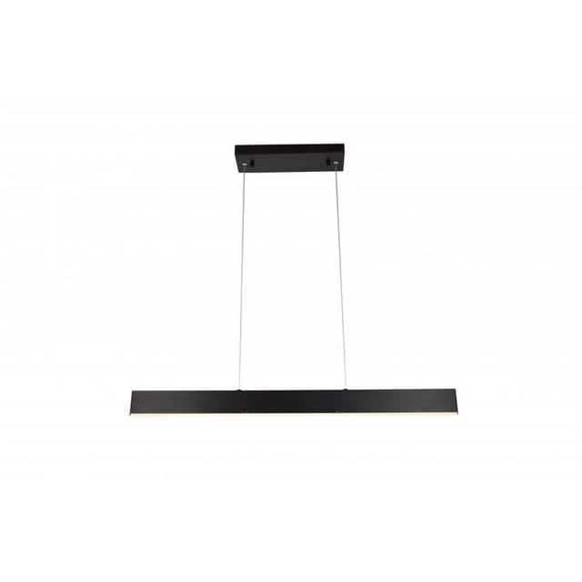 Elegant Lighting 5101D36BR Kirra LED Light in Brown Ceiling Pendant