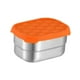 thumbnail image 5 of Recipiente para alimentos de acero inoxidable, recipiente para preparar comidas con tapa de silicona. Rectangular grande, 5 of 9