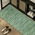 thumbnail image 4 of BERTHMEER 2'x8' Runner Rugs for Hallway Entryway Bathroom Bedroom Kitchen Non Skid Washable Green Vintage Oriental Traditional Distressed Accent Floral Runner Rugs, 4 of 6