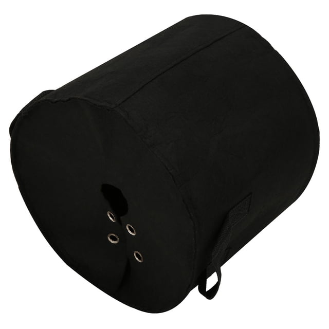 Bolsa de plantación gruesa de tela no tejida, bolsa de cultivo de vegetales y plantas, macetero para jardín, uso doméstico, negro (50 galones (75Dx40H))