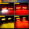 thumbnail image 5 of Magnetic LED Trailer Towing Light Kit 24ft Cable with 7 Pin Plug Tail Stop Amber Turn Signal License Plate Lights on 12V RV Pickup Trucks Marine Boats (5 Wire System), 5 of 5