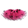 thumbnail image 3 of FYMNSI Baby Girls Ladybug 1st First Birthday Party Cake Smash Outfit Cotton Short Sleeve Romper Bodysuit Princess Tutu Tulle Skirt Bowknot Headband Set for One Year Old Photo Shooting 1 Year Hot Pink, 3 of 8