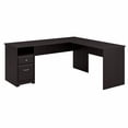 thumbnail image 1 of Atlin Designs 72W L Shaped Computer Desk with File in Espresso Oak, 1 of 7