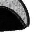 thumbnail image 3 of DPTALR Tapis Rond Doux pour Bain Chambre Sol Douche Antidérapant Noir, 3 of 3