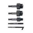 thumbnail image 1 of koolsoo 5Pcs Auto Transmission Automatic Fluid Oil Filling Filler Adapter Aluminum Alloy, 1 of 9