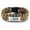 Brown, variant on Men's Christ Faith Reminder Bracelet, Handmade He Came He Died He Rose He Ascended He Is Coming Back Sacred Symbol Paracord Cuff Bangle Christian Gifts for Man, 9'', Black