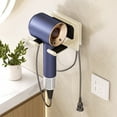 thumbnail image 4 of Inerposs Hair Dryer Storage Rack, Folding Hair Dryer Organizer, Bathroom Hair Dryer Hanging Rack, Non-Punching Wall Mount Hair Dryer Holder, Space-Saving Hair Dryer Placement Solution, 4 of 9