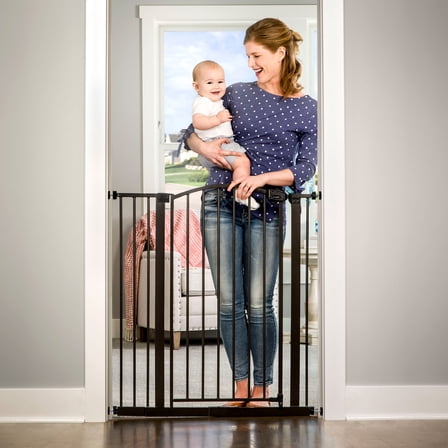 Regalo Extra Tall Bronze Arched Décor Baby Safety Gate, Age Group 6 to 24 Months, Baby Gate