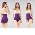 thumbnail image 3 of KIJBLAE Women's Thigh Slimming Underwear High Waist Tummy Control Panties Body Shaper Briefs Seamless Body Shaper Briefs Purple XXXL, 3 of 3