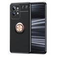 thumbnail image 1 of Funda minimalista de gel suave con soporte de anillo metálico - Alta calidad, a prueba de golpes y antideslizante - Oppo Realme Gt2 Pro, 1 of 5