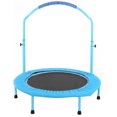 thumbnail image 1 of Trampolín plegable para niños de 38 pulgadas, mini trampolín para padres e hijos con pasamanos ajustable, 1 of 10