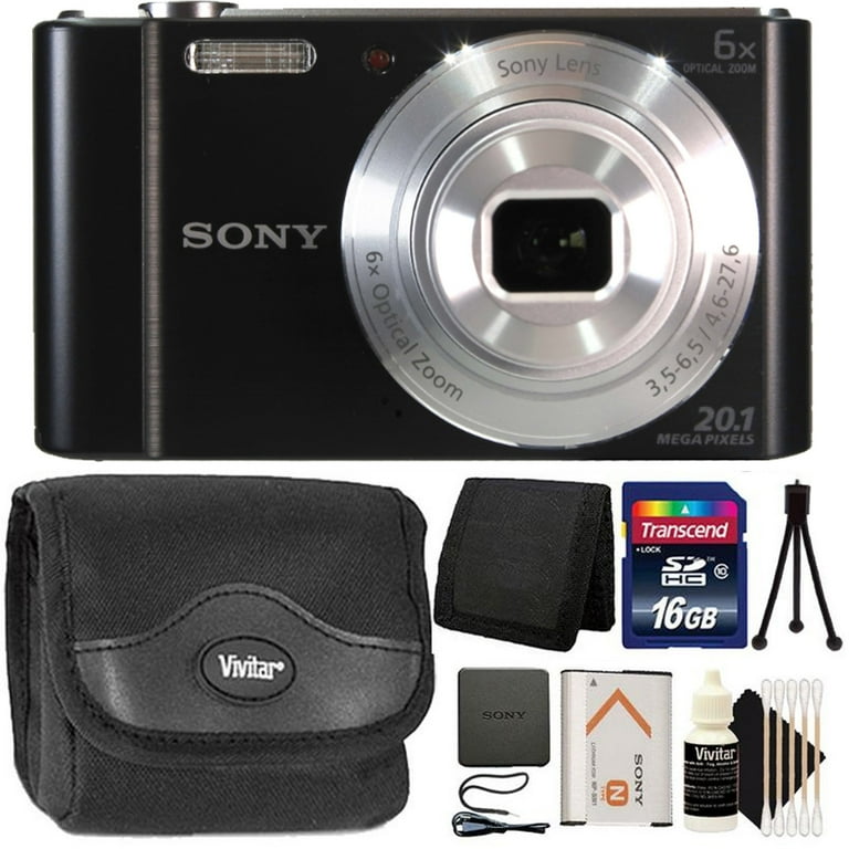 Sony Cyber-shot DSC W810 Digital Camera 6x Optical Zoom with 16GB