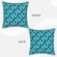 thumbnail image 3 of KLL Seahorse Decorative Throw Pillow Covers Velvet Soft for Couch Sofa Bedroom Living Room Outdoor - 20"x20", 3 of 8