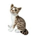 thumbnail image 4 of Gato de peluche gatito de juguetes pellintos decoración de la habitación para niños de la habitación de los niños realistas huggables de cola larga de gris 25 cm, 4 of 9