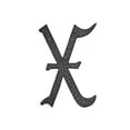 thumbnail image 1 of Montague Metal Products HAM-24-X 24 In. Decorative Home Accent Monogram X, 1 of 1