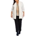 thumbnail image 2 of Style & Co. Womens Plus Sherpa Collar Open Front Sweater, 2 of 3