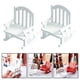 thumbnail image 1 of 2x Mecedora de para Casa de , Decoración de , Mecedora de Simulación, Accesorio para Muebles de Baoblaze Sillas mecedoras en miniatura, 1 of 8