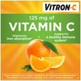 thumbnail image 5 of Vitron-C High Potency Iron Supplement with 125 mg Vitamin C, Dye Free, Vegan, Gluten Free, 60 Count, 5 of 5