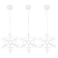 thumbnail image 1 of Shisuyan Christmas Theme Suction Cup Light Warm Color Plastic 3Pack 7.5X7.5X0.8In, 1 of 8