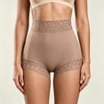 thumbnail image 4 of Njagoc3 Shapewear Panties for Women High Waisted Lace Trim Tummy Control Full Coverage Briefs, 4 of 5