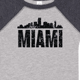 thumbnail image 4 of Inktastic Miami Skyline Grunge Boys or Girls Baby Bodysuit, 4 of 5