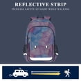 thumbnail image 5 of FORMRS Unisex School Backpack 17" Student Travel Bag with Laptop Compartment, Watercolor Blue Marble Pattern, 5 of 7