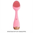 thumbnail image 3 of Limpiador Facial Cepillo De Limpieza Facial De Silicona Depurador Facial Amigable Con La Piel Masajeador Facial Eléctrico Lavadora Vibratoria Facial Para Limpieza Profunda Eliminación De Masajes Vogacara CE003106-03, 3 of 7