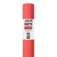Sold Paper JAM Paper Matte Holiday Wrapping Paper, Red, 25 sq ft., Sold ...