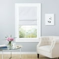 thumbnail image 2 of Exclusive Home Bolan Botanical Total Blackout Roman Shade, 34"x 64", White, 2 of 16