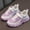 Mesh_Purple, variant on Ediodpoh Fashion Four Seasons Children Sneakers Girls Flat Thick Bottom Non Lightweight Mesh Upper Breathable Comfortable Lace up Hook Loop Solid Color Casual Style Kids Shoes Purple 13