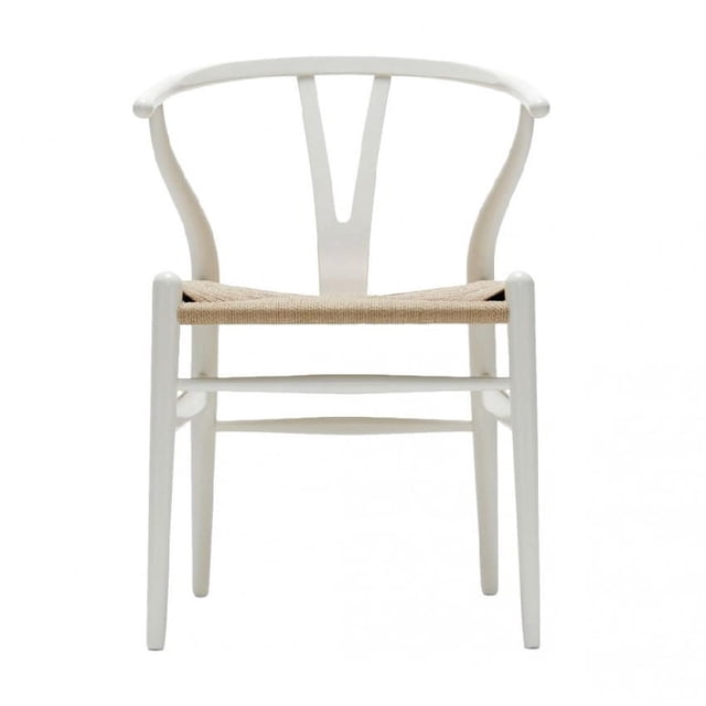 Plata Décor Import White Woodcord Dining Chair