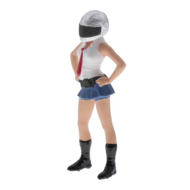 Casco 1:64, personajes de estrellas femeninas, escenario de personas de PVC, de juguetes DIY
