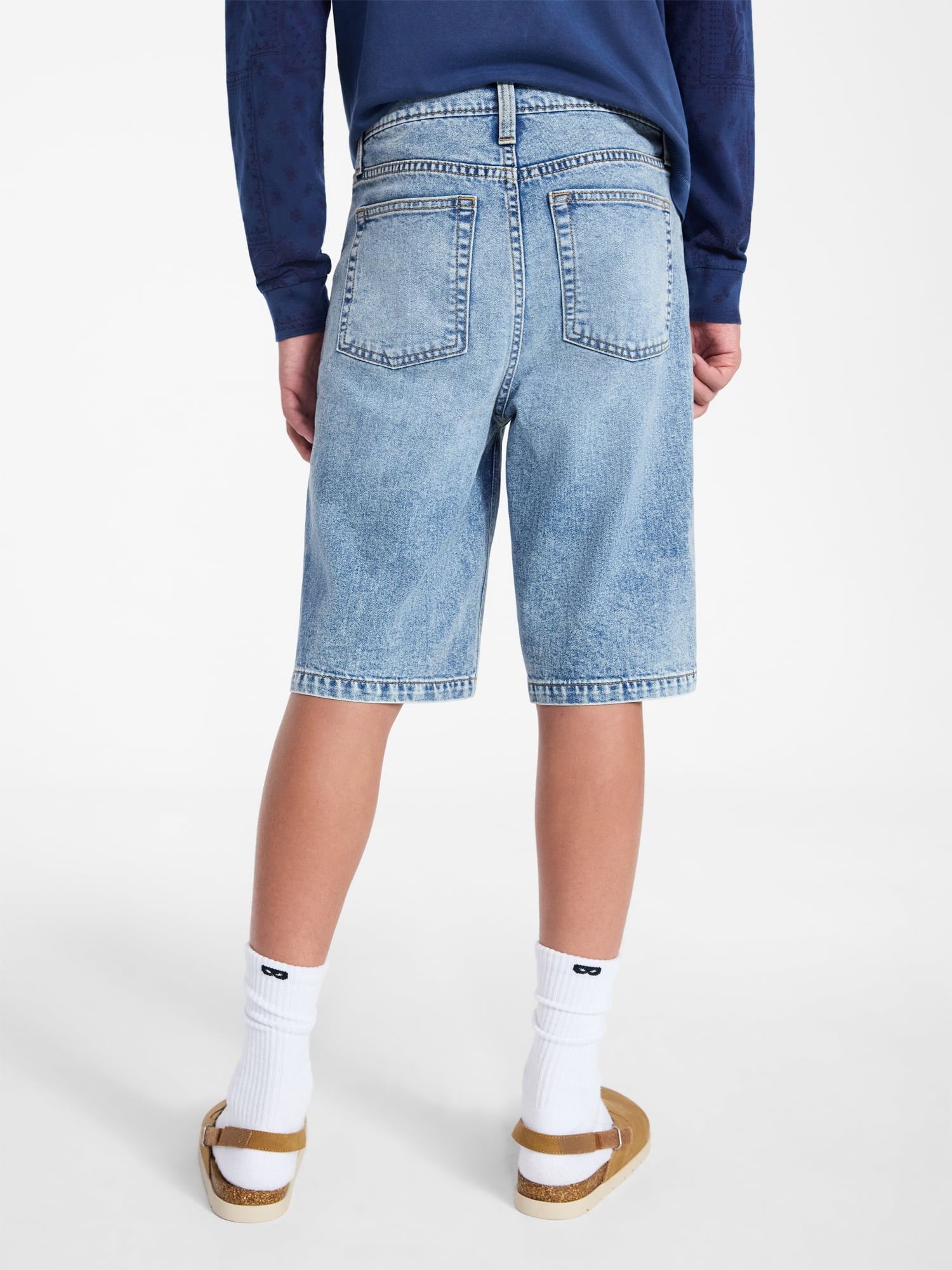 Weekend Academy Boys Baggy Denim Shorts, Sizes 4-18