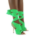 thumbnail image 1 of Zapatos de mujer Sandalias puntiagudas de color caramelo Zapatos de tacón alto a la moda con cordones Wmkox8yii  hfjk4615, 1 of 3