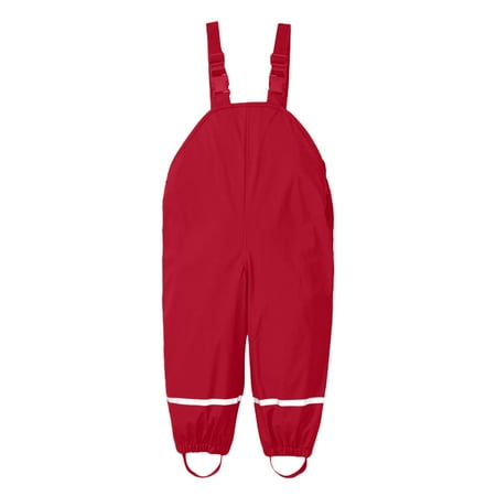 

WUXIAN Toddler Kids Boys Girls Rain Dungarees Windproof Waterproof Mud Jumpsuit Clothes Infants Baby Children Classic Dailywear