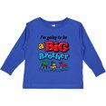 thumbnail image 3 of Inktastic Choo Choo Future Big Brother Boys Long Sleeve Toddler T-Shirt, 3 of 5