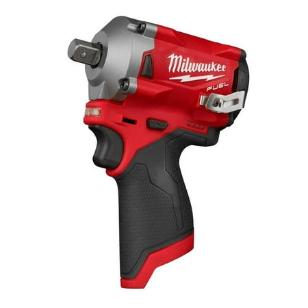 UPC: 0045242502394 | Milwaukee 2555P-20 M12 FUEL Stubby 1/2 in. Impact Wrench with Pin Detent (Tool Only)