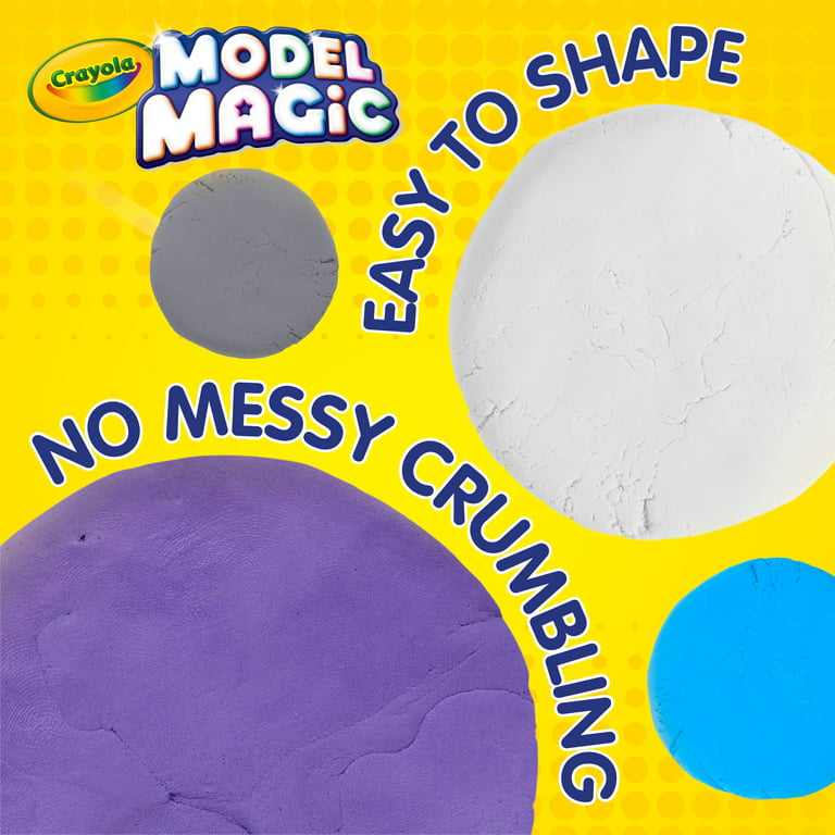  Crayola Model Magic White, Modeling Clay Alternative, At Home  Crafts for Kids, 4 oz : Toys & Games