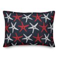 thumbnail image 2 of Creative Products Nautical Starfish Pattern 14x20 Spun Poly Pillow, 2 of 3